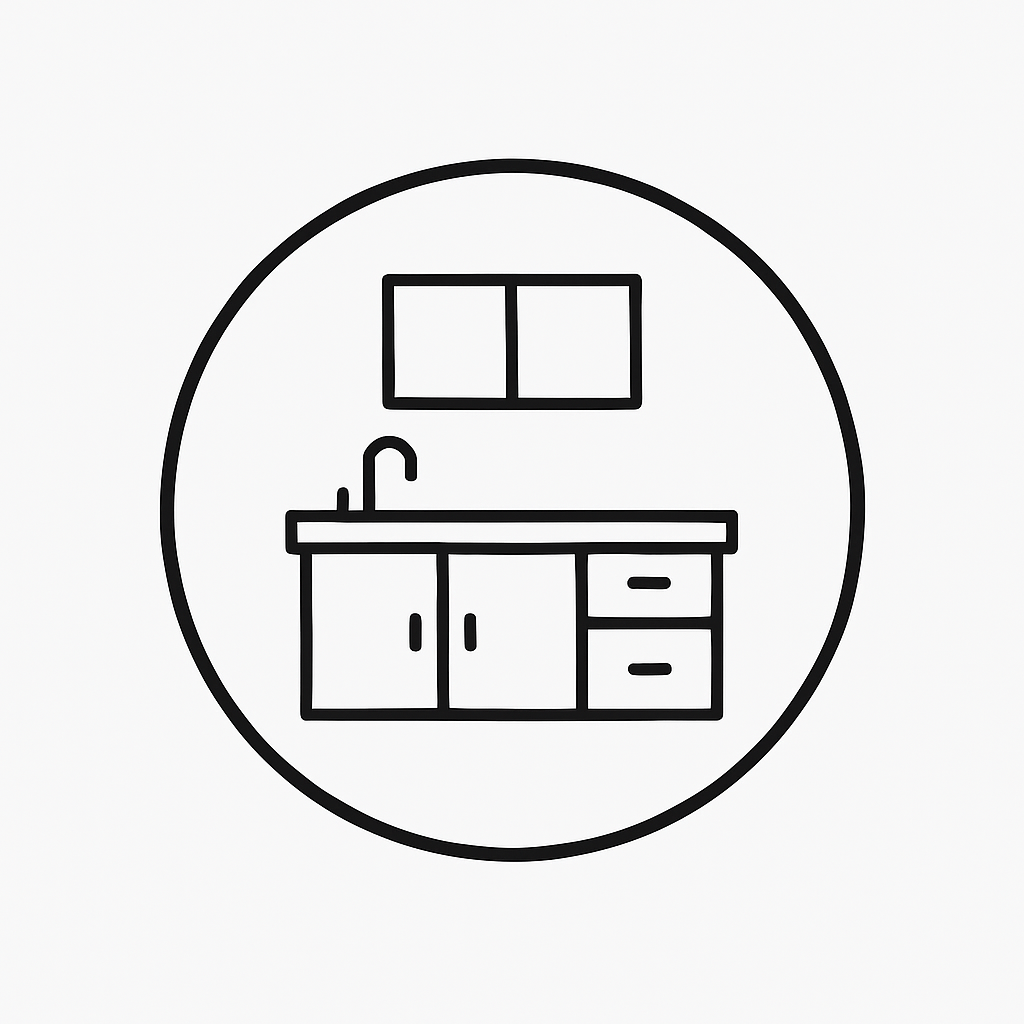 Icono de cocina para diseño y asesoramiento
